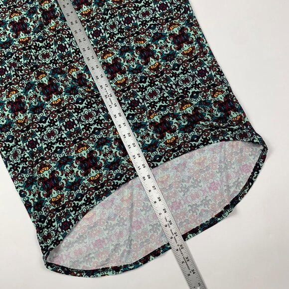 LuLaRoe XS Simply Comfortable Women's Irma Tunic Top Graphic Print Short Sleeve - Picture 5 of 5